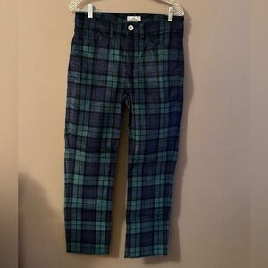 Straight Crop HR Corduroy Pants